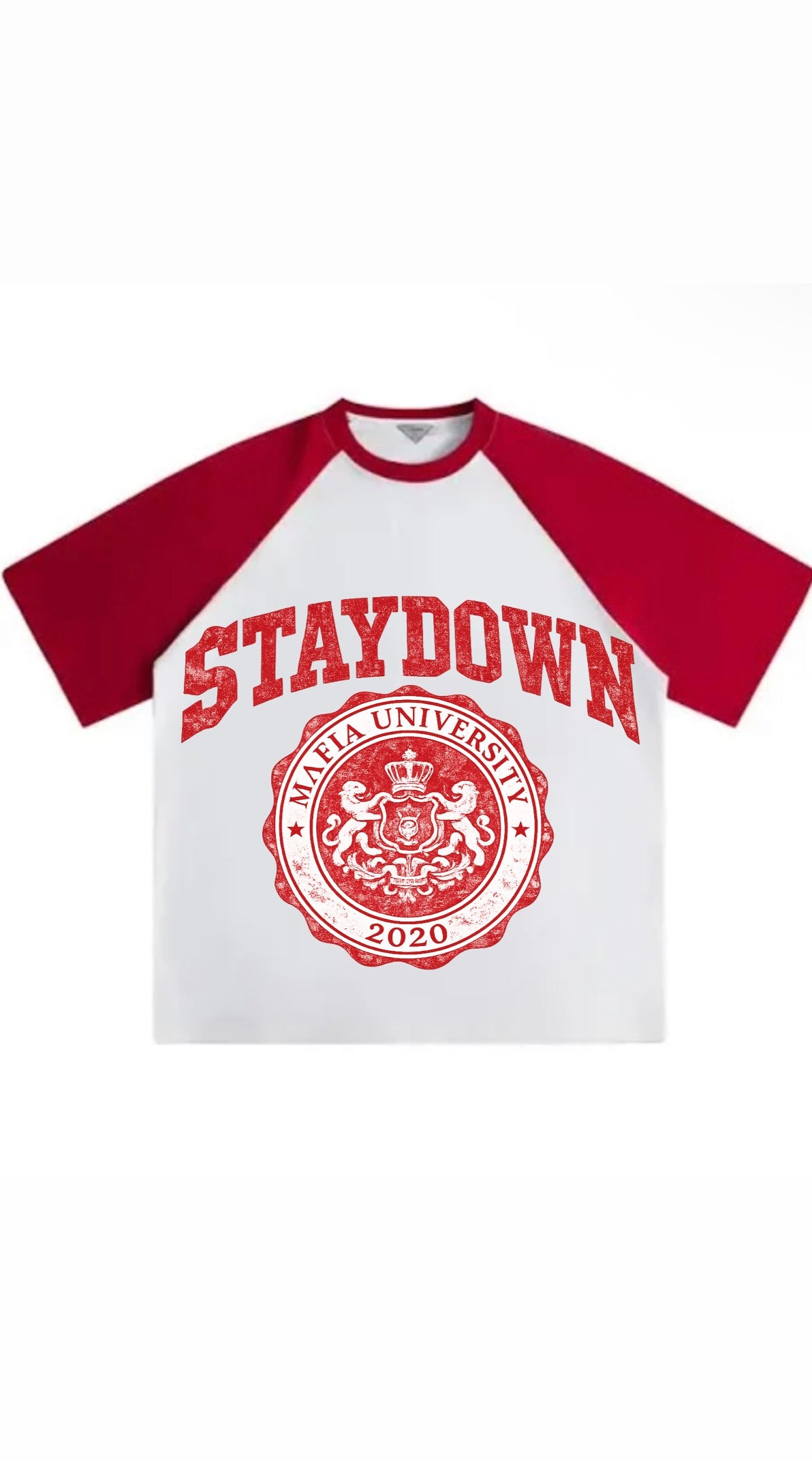 Red Mafia University Raglan Tee