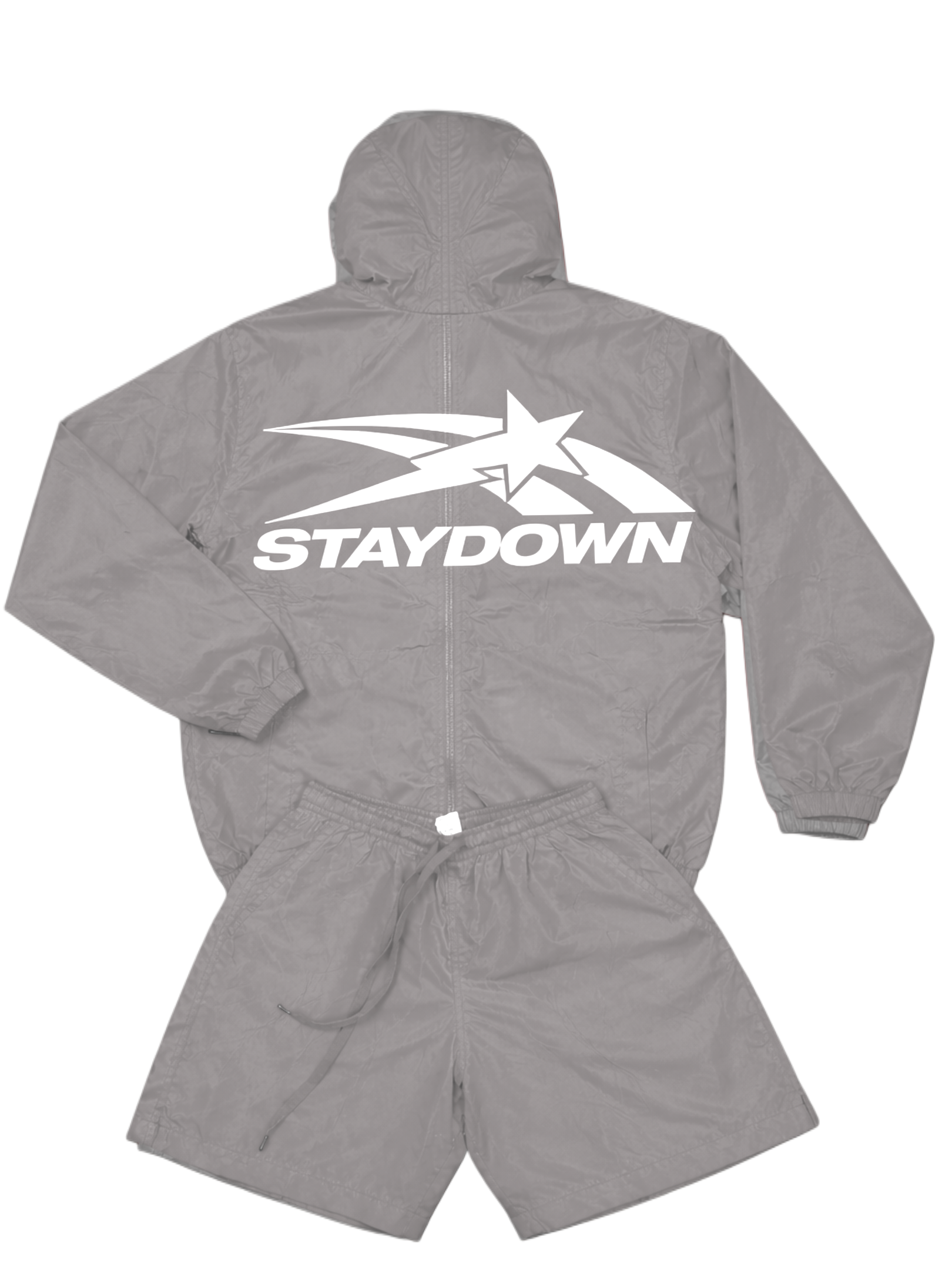 Grey V1 Windbreaker Set