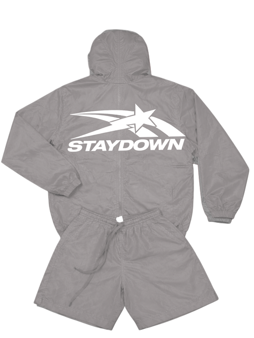 Grey V1 Windbreaker Set
