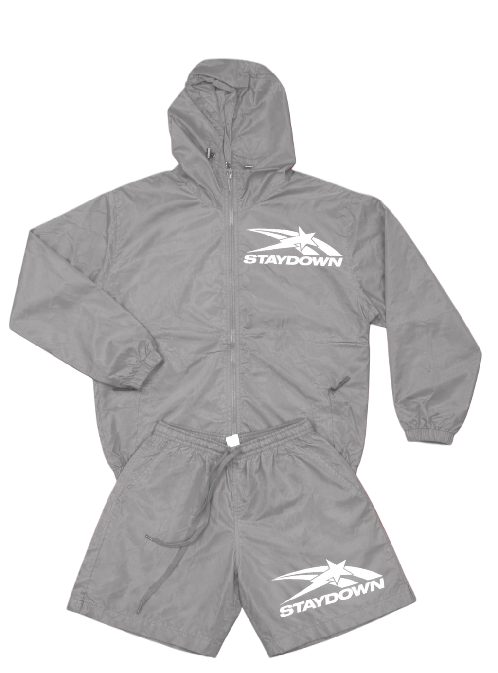 Grey V1 Windbreaker Set
