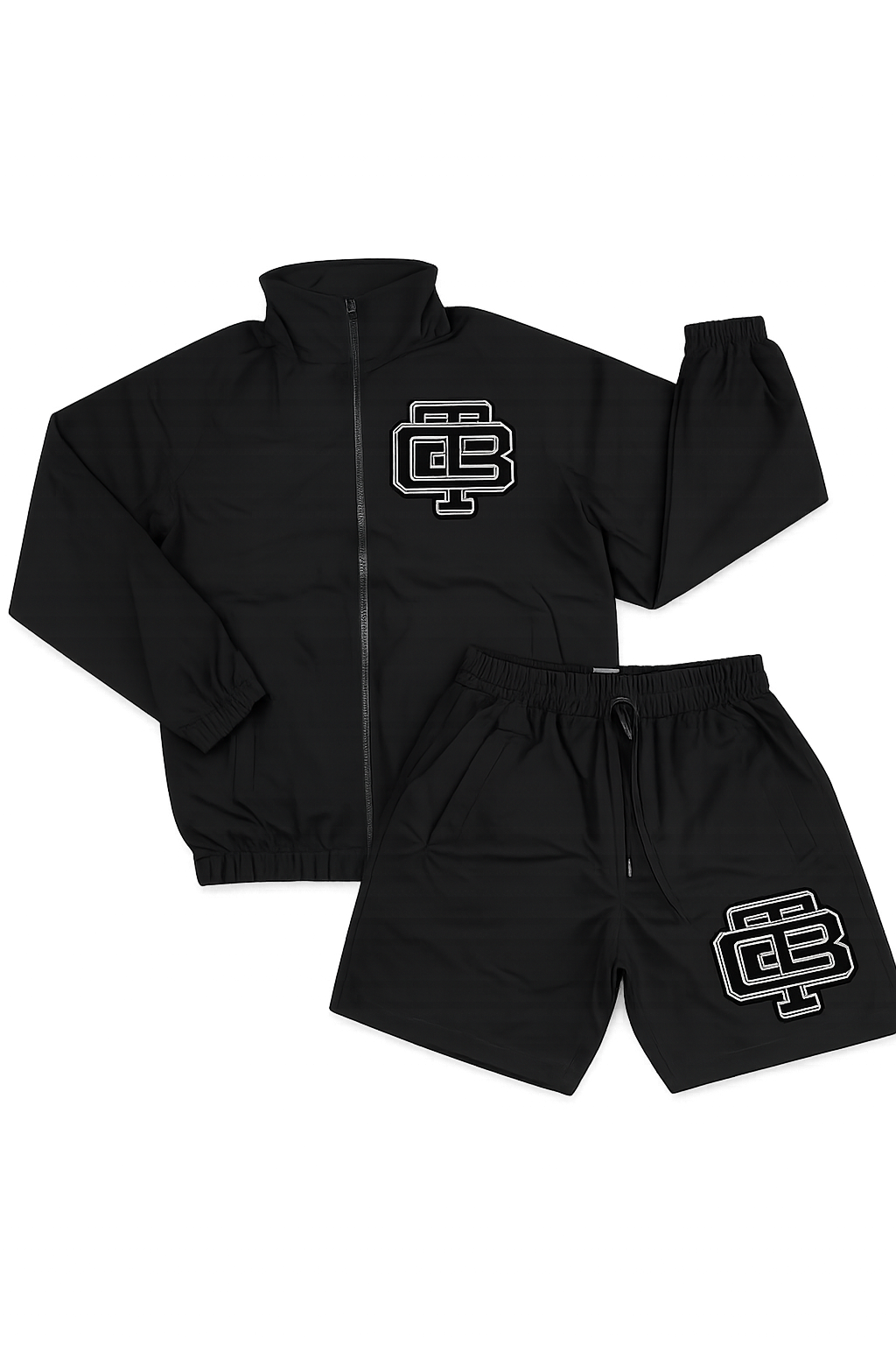 Black V2 Windbreaker Set